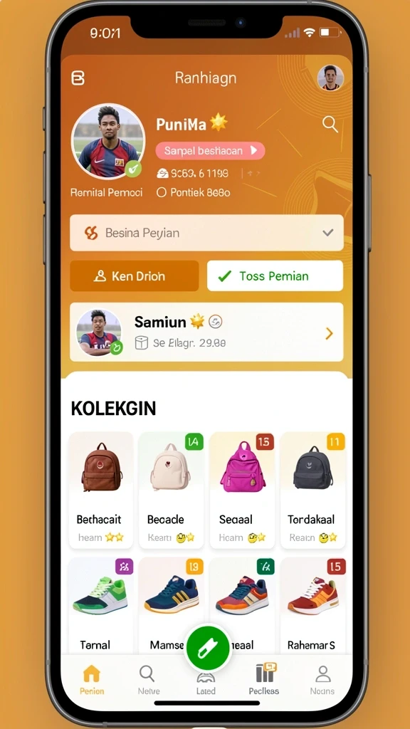 c789 - Tampilan antarmuka yang menarik dan intuitif.