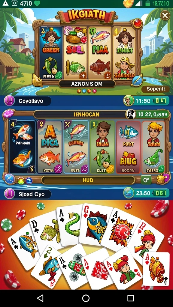 marina77 - Tampilan awal game yang menarik dan penuh warna.